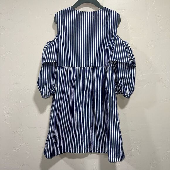 Zara Off the Shoulder Striped Dress - Picture 5 of 6